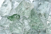 Glasbrocken Kristall - Klar