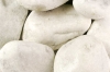 Marmorzierkiesstein Carrara - Weiß Feucht