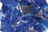Glasbrocken Blitz - Blau 50-100 mm